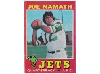 1971 Topps Joe Namath