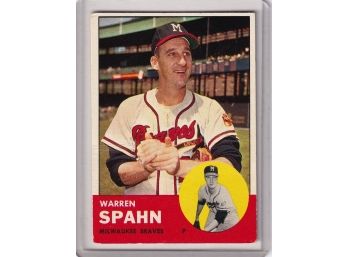 1963 Topps Warren Spahn