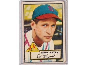 1952 Topps Eddie Kazak
