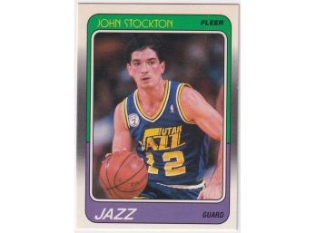 1988 Fleer John Stockton Rookie Card