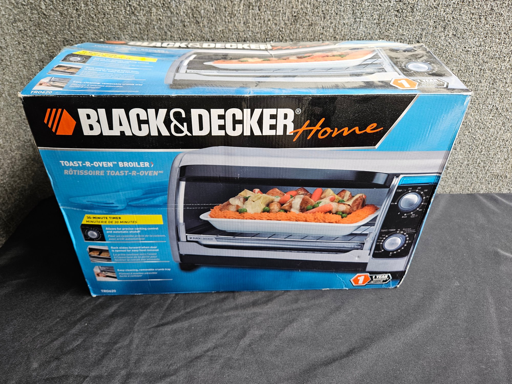 A41 - Black And Decker Home Toast-R-oven Broiler - New Open Box - LOCAL ...