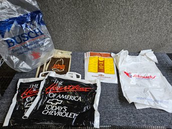 J99 - Vintage Automobile Trash Bags & Carry Bags - Arby's - Chevrolet - 10' To 19'