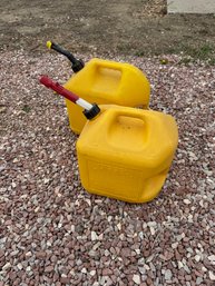 T11 (2) Yellow 5 Gallon Diesel Cans