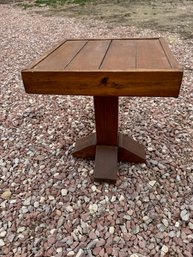 L12 Little Wood Side Table 15x15x18'