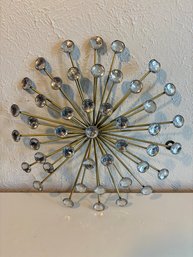 H13 Brass Crystal Wall Decoration 13'