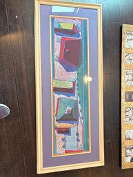 H29 Framed Colorful Print 20x51'