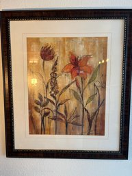 H46 Framed Flower Print 25x30'