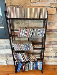 H58 Cd Rack With Cd's And Whs Tapes 22x46'