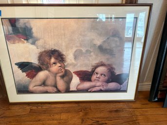 H60 Cherub Framed Print 29x41'