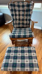 H69 Rocker 33x36x29', Stool 13x14x26'