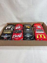 G61 Lot Of 4 Stock Cars 1:24 Scale