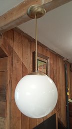 MCM Hanging 12' Globe Moe Orb Light 30' Hang