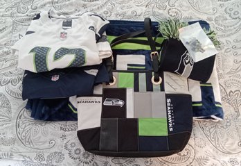 Excellent Condition Of All Items In This Official Lot Of SEATTLE SEAHAWKS GEAR  ~ More Lots Available
