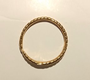 Victorian Era 16K Gold Baby Bracelet Bangle ~ TESTED