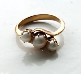 Vintage 16K Gold Ring Size 5 ~ 3.2 Grams ~ Tested