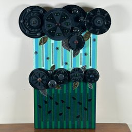 'Pour Baudelaire' Wood & Glass Wall Art
