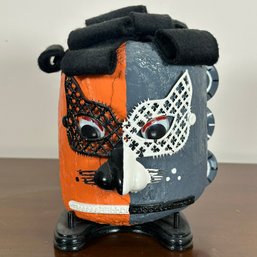 'Outer Space Pumpkin' Abstract Sculpture