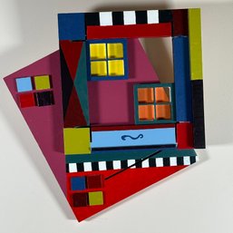 'Window Dressing' Wood Cut Artwork