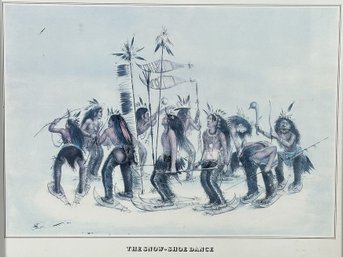 George Catlin (1796-1872) Reproduction Lithograph