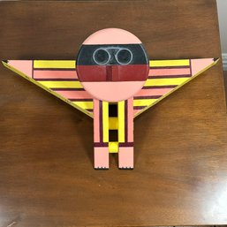 'The Sun Worshipper' Wood Sculpture