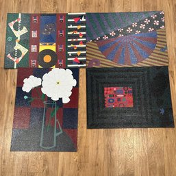 (4pc) 18'x24' Mixed Unframed Paintings