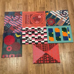 (7pc) 12'x16' Unframed Paintings
