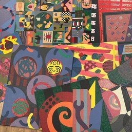 (8pc) Unframed 14'x18' Paintings