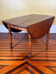 Antique Round Drop Leaf Table