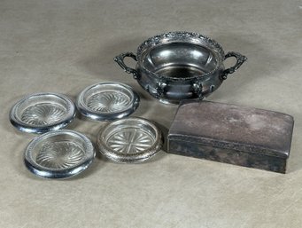 (6pcs) Mixed Silver Plate Items