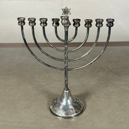 Sterling Silver Menorah
