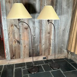 Pair Curved Reading Lamp