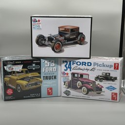 (3pcs) NIB AMT Custom Model Ford Kits