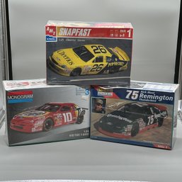 (3pcs) NIB NASCAR Model Car Kits