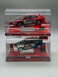 (2pcs) TecniToys SCX Rally Slot Cars