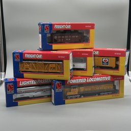 (6pcs) Life-Like Trains HO Scale Train Set