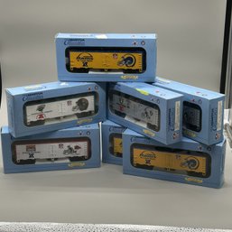 (7pcs) Mantua Collectibles NFL Superbowl Express Collector Series Model Trains