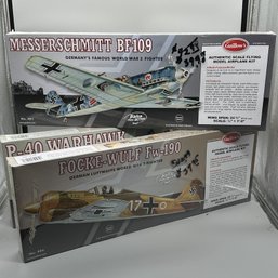 (3pcs) NIB Guillow's Authentic Scale Model Military Airplane Kits