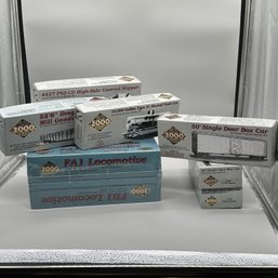 (7pcs) NIB Proto 2000 Series HO Scale Model Train Set