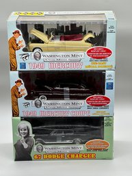 (3pcs) NIB Washington Mint Ultra Metal Series Die-Cast Model Cars