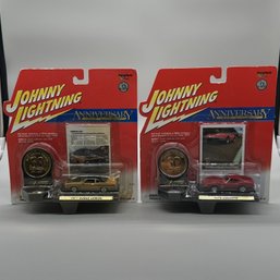 (2pcs) Johnny Lightning Anniversary Series Die-Cast Cars