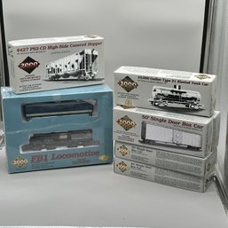 (7pcs) Proto 2000 Series HO Scale Starter Model Train Set