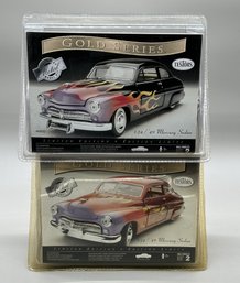 (2pcs) Testors Gold Series Mercury Sedan Model Cars
