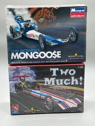 (2pcs) NIB Top Fuel Dragster Model Car Kits