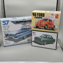 (3pcs) NIB AMT Ford Model Car Kits