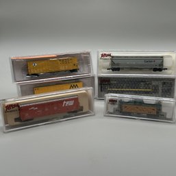 (6pcs) Atlas & FVM N Scale Model Train Set