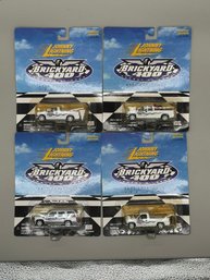 (4pcs) Johnny Lightning Brickyard 400 Emergency Vehicle Set