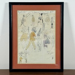 Ernest Quilter (20th Century) 1950s Caricatures
