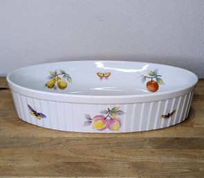 'Fruit Oven To Table' Botanical Oval Casserole (Model 8678)