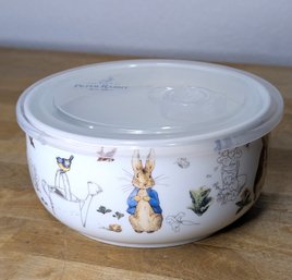 The World Of Peter Rabbit Ceramic Food Storage Bowl With Vented Lid