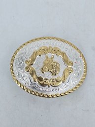 Belt Buckle - Montana Silversmiths Horse Head Design